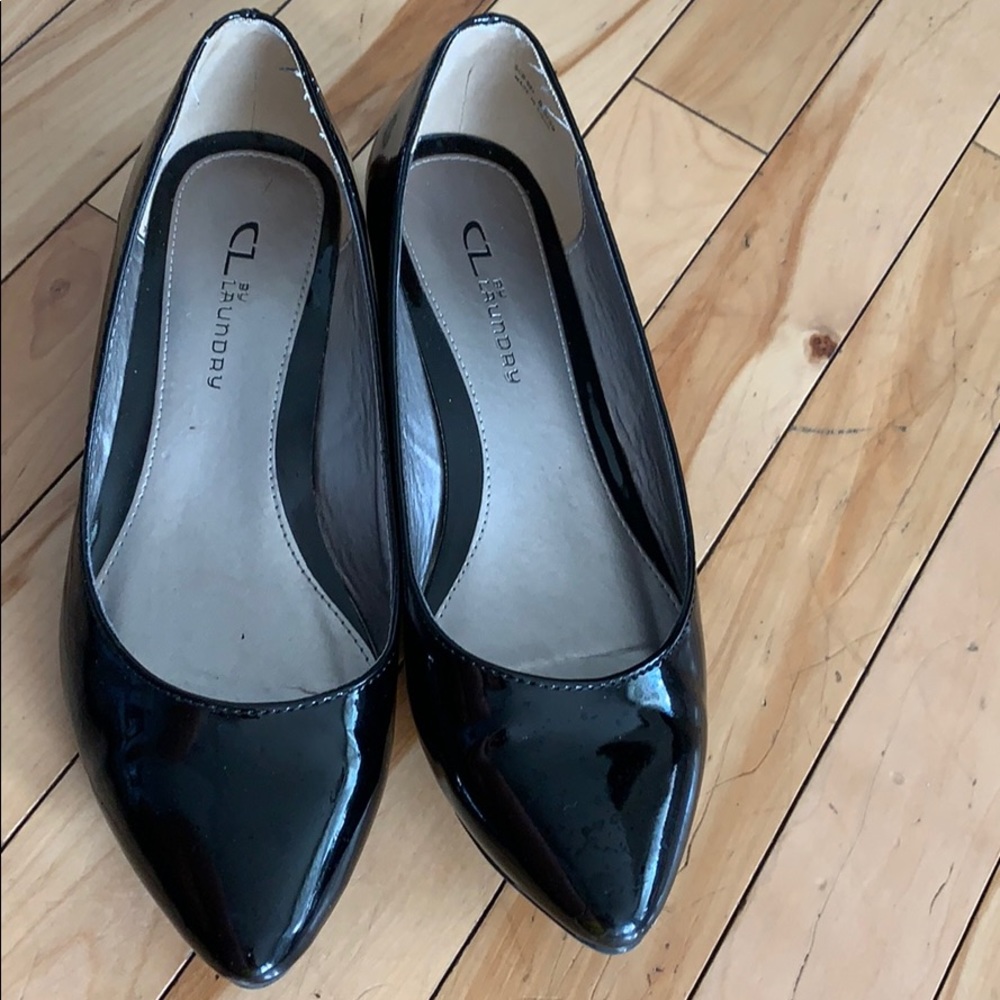 Flat patan leather shoes